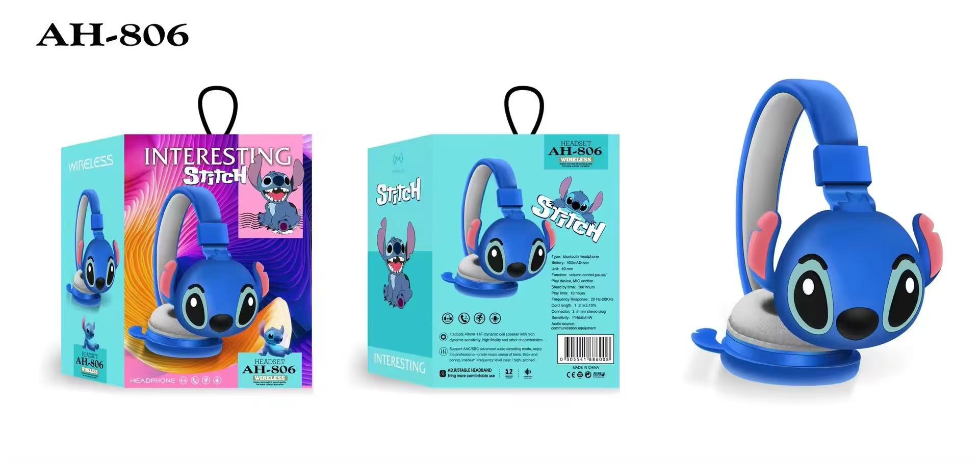 Audífonos Inalámbricos de Stitch
