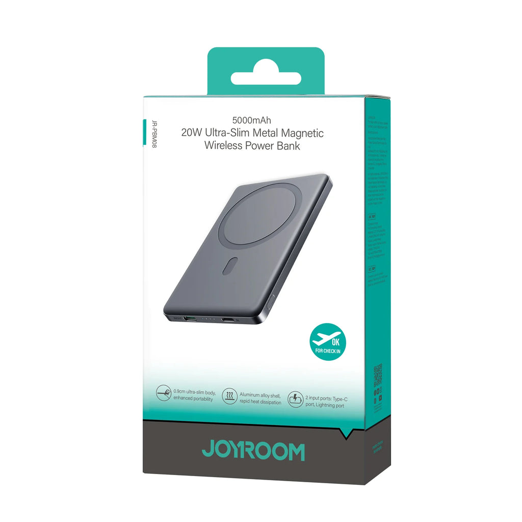 Bateria MagSafe JoyRoom JR-PBM08 | Ultra-Slim, Carga Rapida
