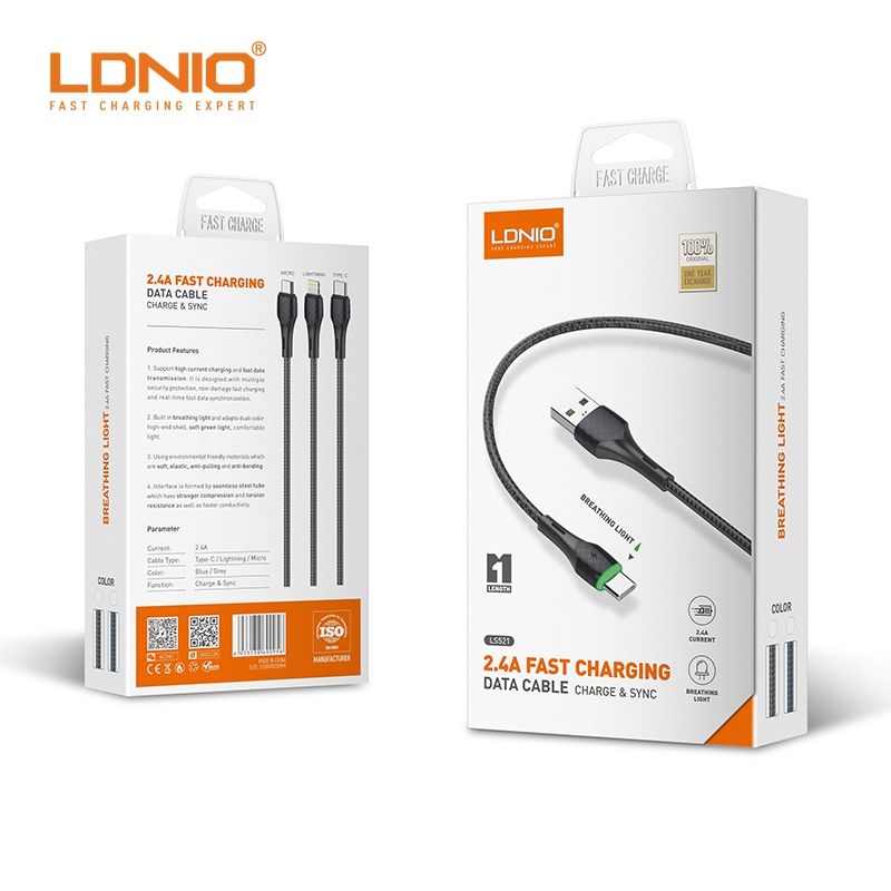 Cable USB Tipo C LDNIO LS522