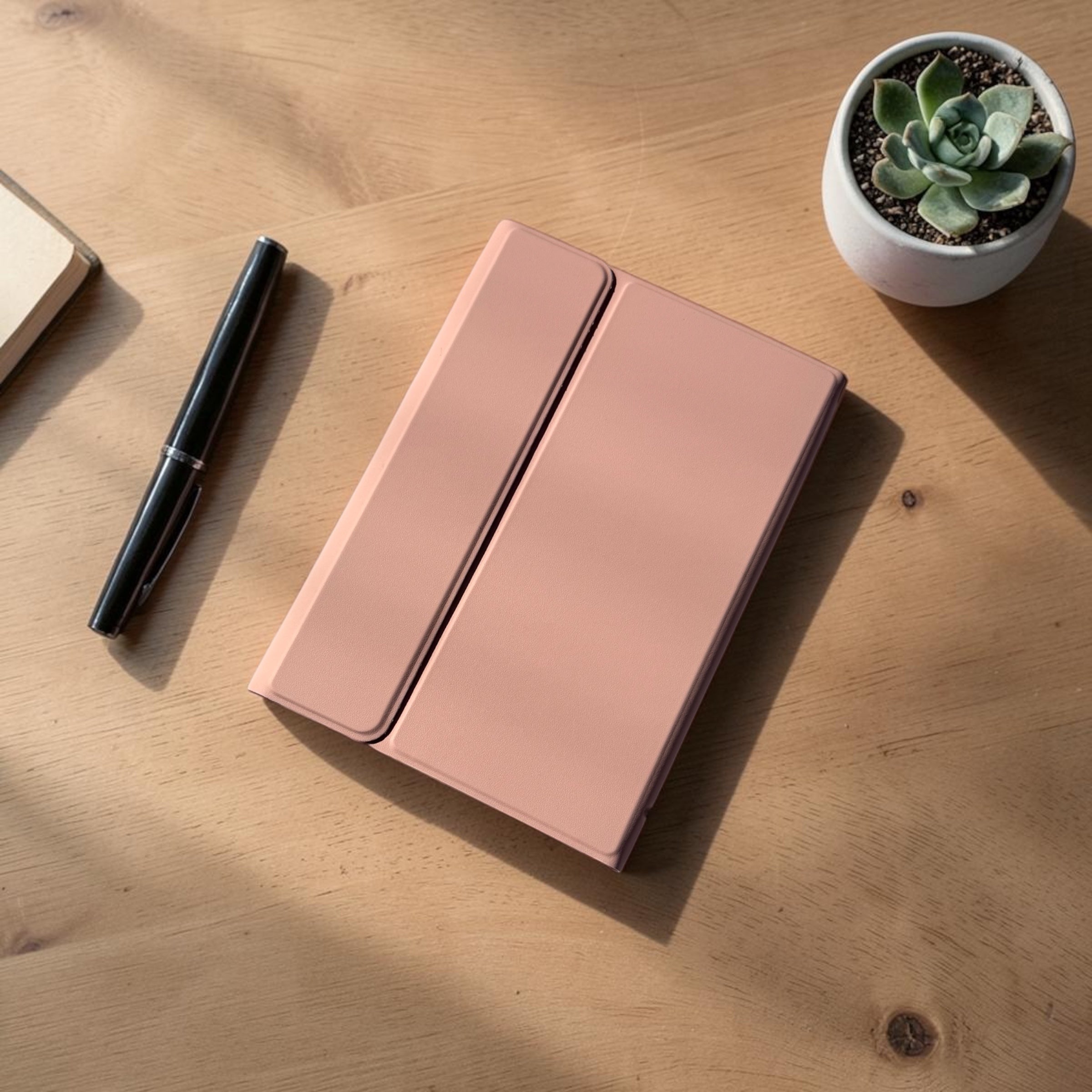 Agenda tipo Folio con Teclado Inalambrico (iOS & Android)